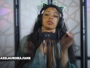 Tsunade Cosplay ASMR - Ear Eating and Licking. YOU WON'T LAST! 9/16