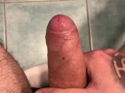 Teen is leaking alot of precum. 1/16