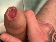 Teen is leaking alot of precum. 5/16