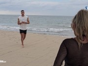 Outdoor sex with a stranger I met on the beach - Max Betancur & Tatiana Alvarez 2/16