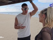 Outdoor sex with a stranger I met on the beach - Max Betancur & Tatiana Alvarez 3/16