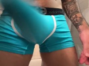 Big White Cock stretching out New Wildmant Underwear 14/16