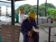 Builder fucks his big ass boss and gives her a huge load of cum - Brandon Cruz & Devil Khloee 1/16