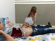 Horny stepsister agrees to fuck her tight pussy with her stepbrother - HD porn 7/16