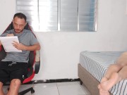 Horny stepsister gets her ass exposed to tease her stepbrother 2/16