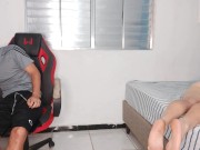 Horny stepsister gets her ass exposed to tease her stepbrother 6/16