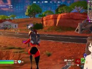 Elastic Girl's huge ass in a fortnite game - Jazziuu - Gameplay 11/16