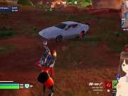 Elastic Girl's huge ass in a fortnite game - Jazziuu - Gameplay 12/16