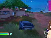 Elastic Girl's huge ass in a fortnite game - Jazziuu - Gameplay 15/16