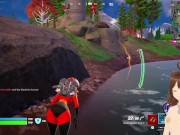 Elastic Girl's huge ass in a fortnite game - Jazziuu - Gameplay 4/16