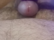 Orgasm from a vibrator, cum without hands 2/16