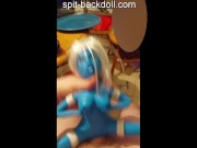 mini blue spit-backdoll 12/16