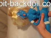 mini blue spit-backdoll 4 4/16