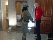 La gendarme SWEETFLORR, realiza control vehicular y terminada DOMINADA y SOMETIDA. PARTE 1 6/16