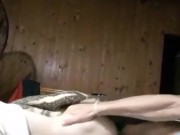 Rapidin con mi hermanastra su novio está abajo 4/16