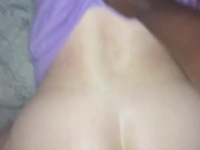 Big booty MILF creams on black cock 3/16