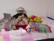 Me vengo en chorros de semen follandome a Winnie the pooh