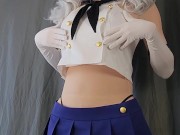 Kigurumi Kashima in shimakaze uniform