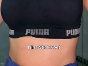 Kickboxing Workout at the Gym! Sweating in Public, Feet and Armpit Fetish. 10/16