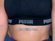 Kickboxing Workout at the Gym! Sweating in Public, Feet and Armpit Fetish. 11/16