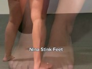 Kickboxing Workout at the Gym! Sweating in Public, Feet and Armpit Fetish. 8/16