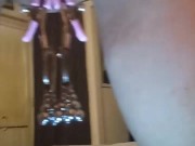 Pussy weights on pumped up pussy 10/16