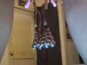 Pussy weights on pumped up pussy 11/16