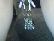 Pussy weights on pumped up pussy 14/16