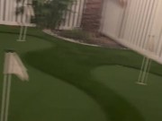 Playing gulf with hot Fijii shortie vibes 12/16