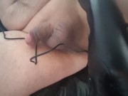 Testing my new E-stim butt plug and cumming hard using the urethral electrode 3/16