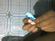 BIG BOOTY SHEMALE ANAL FUCK WITH A RIPE  BANANA 1/16