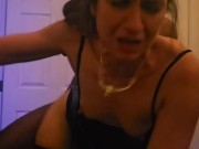 Shared wife Dirty_Ruth gets fucked hard at a swinger party 6/16