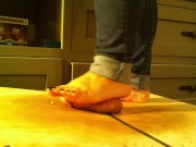 Would you like a footjob on the cockboarding table? 2/16