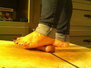 Would you like a footjob on the cockboarding table? 8/16