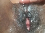 Ebony Pussy Slippery When Wet 12/16