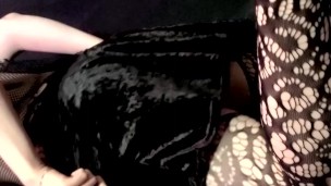 ⊹ shorties ⊹ tgirl pulls her skirt down ⊹