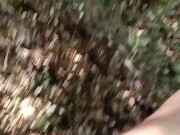 Unexpected blowjob and sex during a walk in the park 11/16