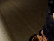 Public sex in the underground passage 5/16