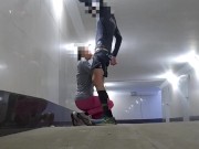 Public sex in the underground passage 6/16