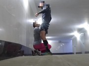 Public sex in the underground passage 7/16