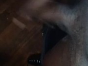 Stroking cock and get caught 12/16