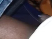 Stroking cock and get caught 15/16