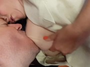 Sexy Milf wife breeds with a stranger - Her pussy is leaking with cum !! 9/16