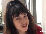 Ersties - Hot Brunette Babe Masturbates For All To See 16/16