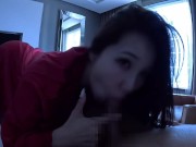 【朝からエッチ誘ってみたよ///】　個人撮影　個撮　素人カップル　ホテル　生ハメ　中出し　連続イキ　カップルセックス　フェラ　乳首責め 2/16