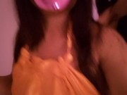 SPECIAL HALLOWEEN VIDEO!! WE DID IT TOGETHER, PUT ON MASKS AND STARTED TOUCHING EROTICLY 14/16