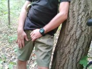 I masturbate to two guys in the forest and cum hard 🔥💦 7/16