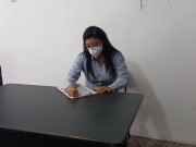 EXECUTIVE SECRETARY SEDUCES THE BOSS'S STEPSON IN THE OFFICE 2/16