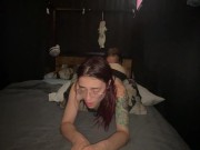 Eating her out from the back before giving it to her doggystyle 6/16