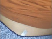 Puxando calcinha de lado